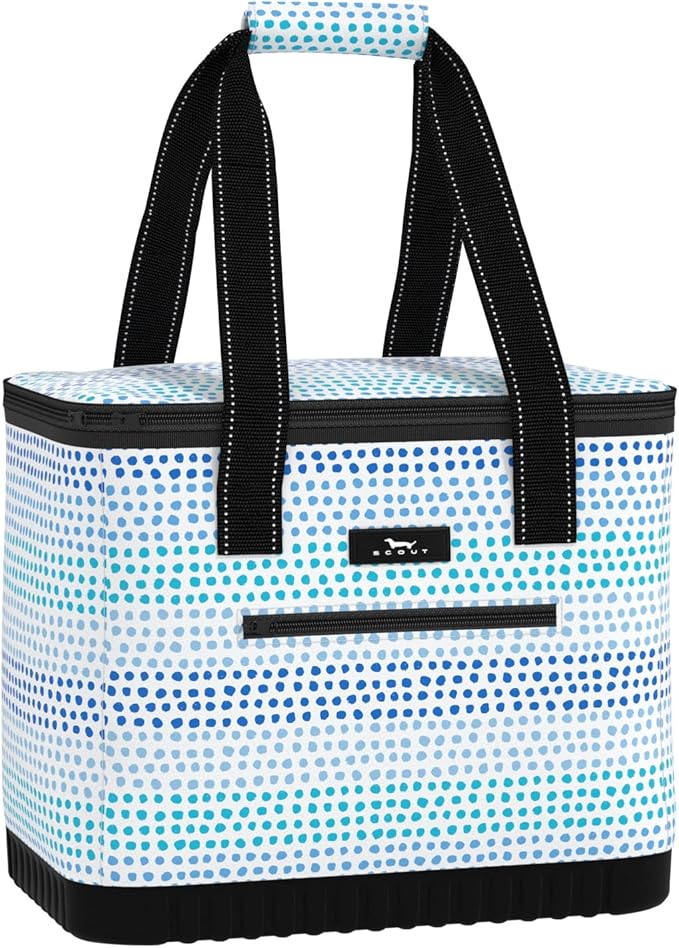SCOUT The Stiff One - Large, Soft, Lightweight, Insulated Cooler with Hard Bottom, Beach, Family, Travel, Picnic Cooler