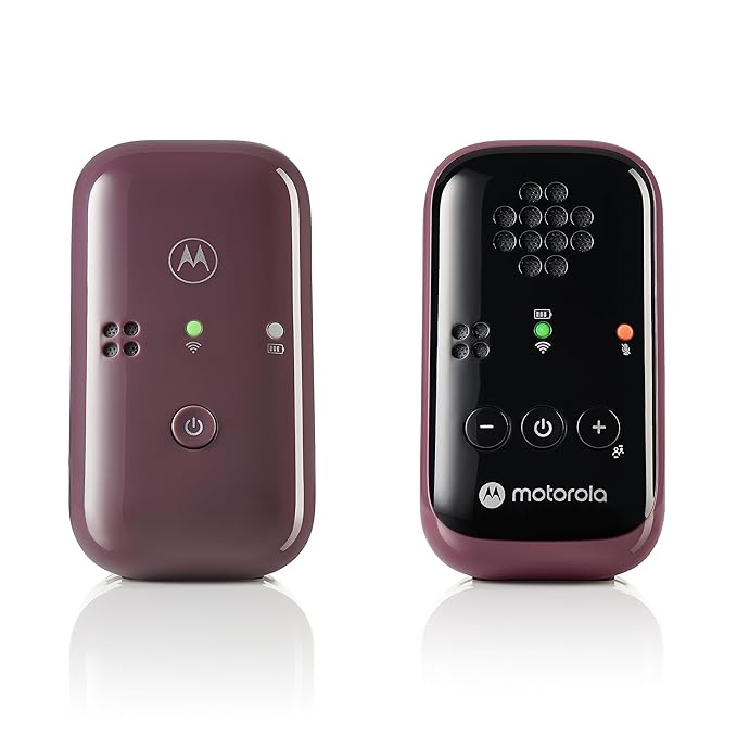 Motorola Nursery PIP12 Baby Monitor Audio Only, Portable and Rechargeable, No WiFi Needed, 1500ft Range HD Sound with Auto Off, Includes Water-Resistant Travel Case