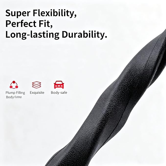 Car Seat Gap Filler Set of 2, Multifunctional Seat Side Gap Seam Filler Organizer with Phone Holder, Universal Fit Fill The Gap Between Seat & Console for Car, SUV, Truck