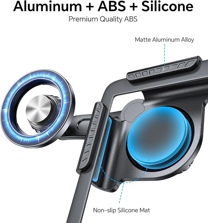 for Magsafe Car Mount, Tesla Phone Mount for Car【20 Strong Magnets】Magnetic Phone Holder for Car Tesla Phone Holder Model Y/3/S/X Accessories, No Glue Required, for iPhone 17 Pro Max 16 15 14