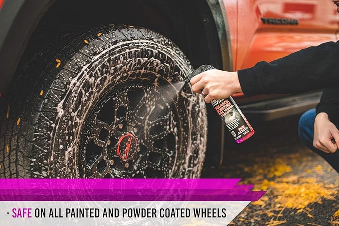 P & S PROFESSIONAL DETAIL PRODUCTS - Brake Buster Wheel and Tire Cleaner - Non-Acid Formula Safe For All Wheel Types, Removes Brake Dust, Oil, Dirt, Light Corrosion -1 Quart