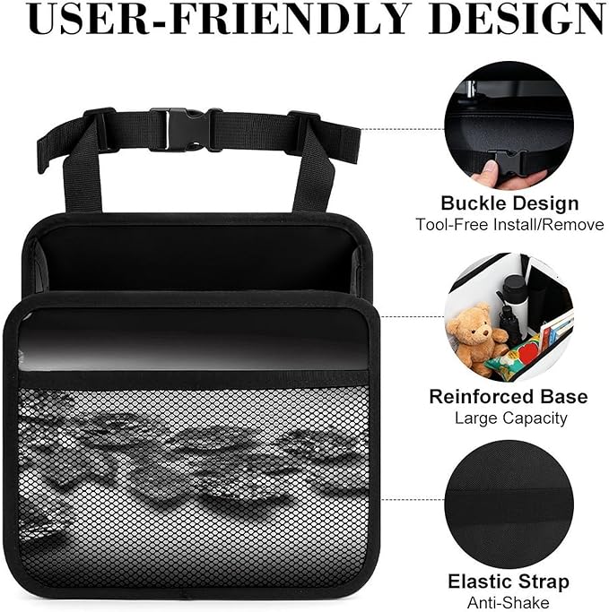 Diamond Jewelry Jewels Luxury Car Seat Back Organizer Large Capacity Car Backseat Organizer Multipurpose Car Seat Back Hanging Bag Practical Auto Travel Accessories for Campers