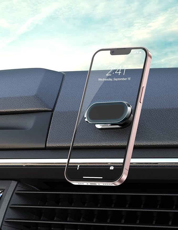 Magnetic Phone Holder for Car[2 Pack],Phone Holders for Your car [Upgrade Magnet] -360 Rotation,Car Magnet Phone Mount Compatible with All Cell Phone