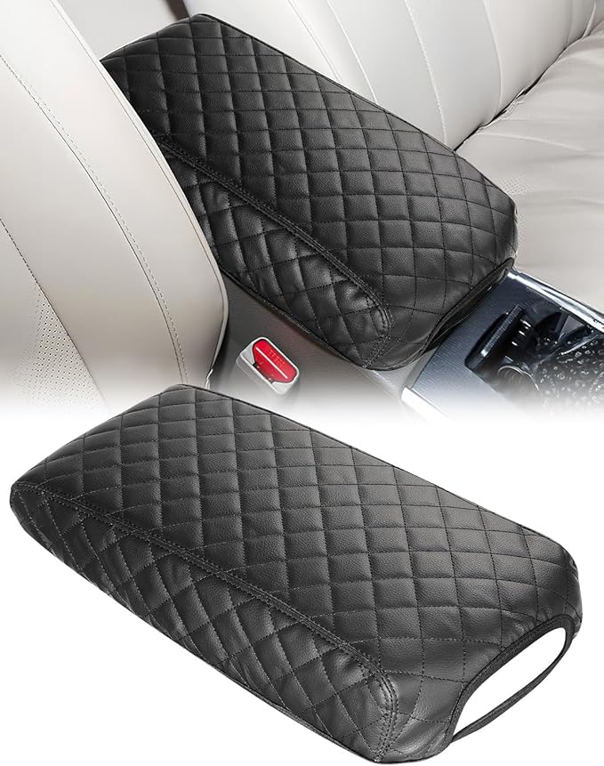 JOYTUTUS Center Console Cover Compatible with 2013-2018 Nissan Altima Leather Armrest Cover Center Console Cushion Nissan Altima Accessories