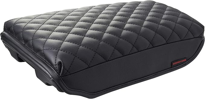 KMMOTORS Center Console Cover for Honda Accord 2018 2019 2020 2021 2022, Armrest Cushion Pad, Pet Scratch Protection, Vegan Leather Car Accessory