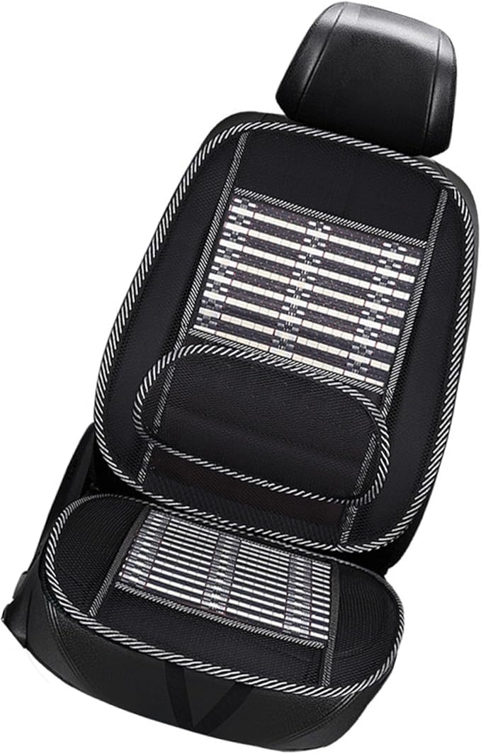 Cooling Car Seat Cushion, Breathable Refreshing Lumbar Support and Neck Pillow with Enhanced Comfort, for All Car Year Round