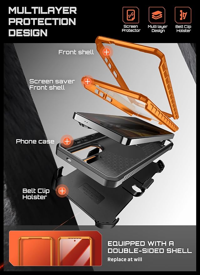 SUPCASE for Samsung Galaxy S26 Ultra Case with Stand, Military-Grade Drop Protection, Compatible with Wireless Charging/MagSafe, Built-in Screen Protector & Front Frame – UB Pro Mag, Coral