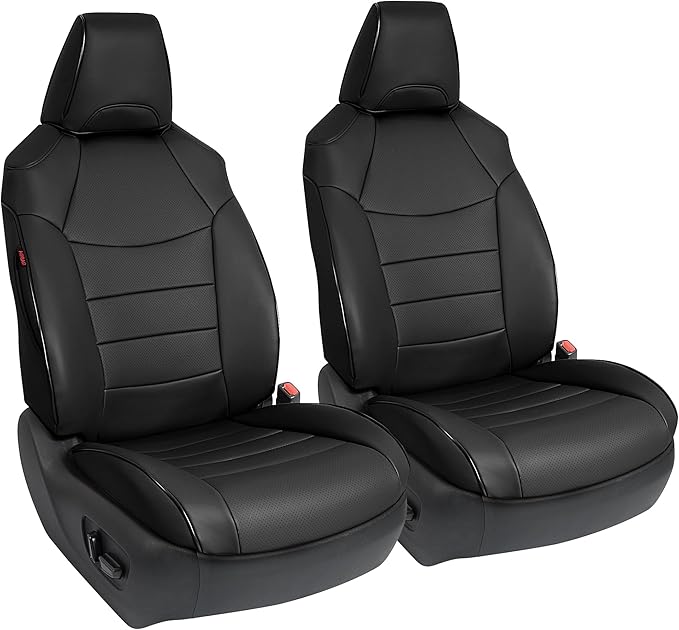 Custom Fit RAV4 Seat Cover for Toyota RAV4 2019 2020 2021 2022 2023 2024 2025 Prime&Hybrid SE/XSE,Faux Leather,2-Row Full Set,(Black)