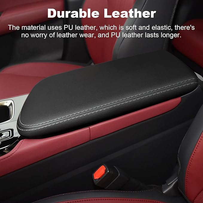 Center Console Cover for Lexus NX NX250/NX350/NX350h/NX450h+ 2022 2023 2024 2025 Car Accessories Interior Arm Rest Cover Armrest Box Cushion Pad Automotive Accessory PU Leather Waterproof