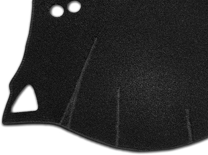 Yiz Dash Cover Mat Custom Fit for Nissan Kicks/Kicks E Power Dashboard Pad Carpet (Black) Z14