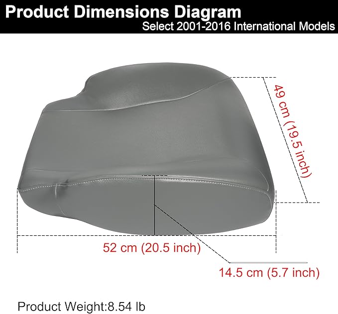 Car Seat Cushion Compatible with 2001-2016 Select International