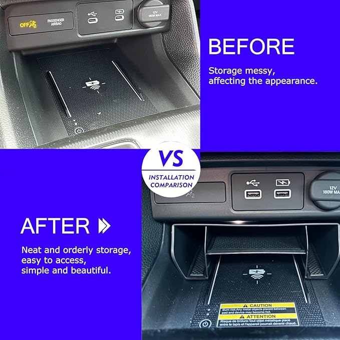 2025 2026 Civic Double Center Console Organizer Tray for 2022-2026 Honda Civic 11th Gen Sedan Hatchback LX EX Sport 2025 Accessories Civic 2026 Central Console Organizer Insert Tray(2pcs)