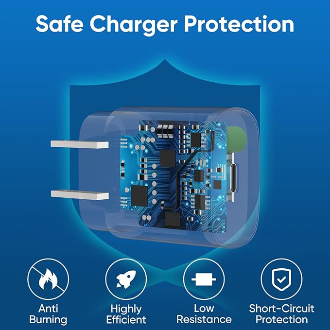 iPhone 16 15 Charger Fast Charging, 30W USB C Charger Block 10FT Cable for iPhone 15 16 Plus Pro Max/iPad Pro/AirPods, PD USBC Power Adapter Wall Plug with Extra Long Type C to C Cord (Green, 10FT)
