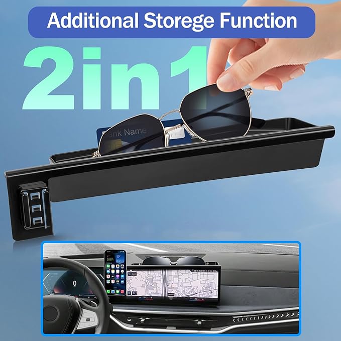 Car Phone Holder for 2026 2025 2024 BMW X5 X6 /2026 2025 2024 2023 BMW X7 14.9-inch Screen, 360° Rotation Cell Phone Mount Compatible with MagSafe