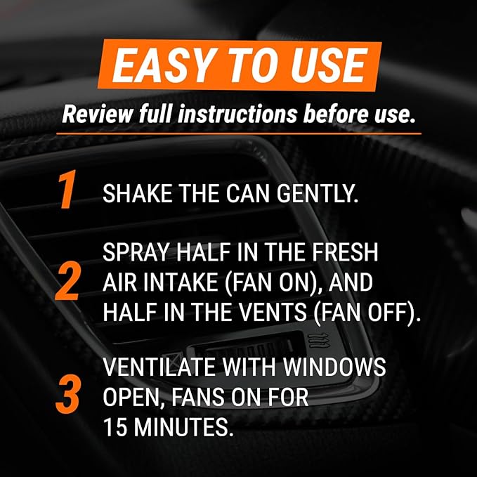 Armor All Fresh FX Vent and Duct Cleaner Odor Neutralizer, Stocking Stuffers, Tranquil Skies Scent, 3 Count, 5 OZ Each