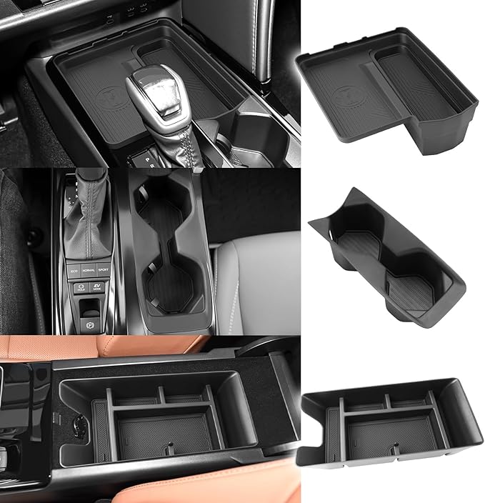 For Toyota Camry Center Console Organizer for 2025 2026 Toyota Camry (LE/SE/Nightshade/XLE/XSE) Middle Armrest Storage Tray Insert, OEM Fit, Non-Slip Waterproof 2025 2026 Toyota Camry Accessories