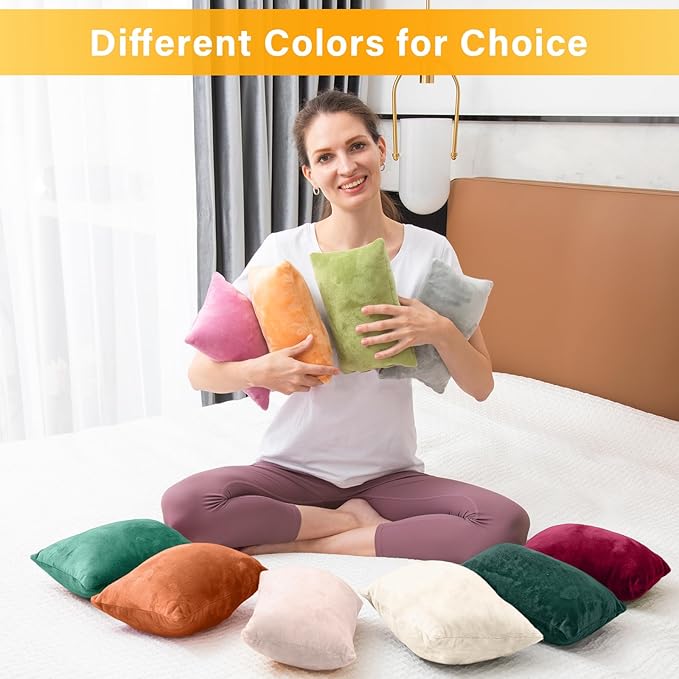 2 Pack Small Pillow, Memory Foam Mini Pillow 11 X 7 Inches for Travel, Sleeping, Nap and Neck, Knee, Lumbar Support, Tiny Cushion for Pet, Dogs (Teal Green)