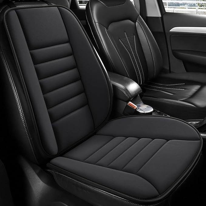‌Car Seat Cushion Back Support Pillow for Tesla Model S 2016-2022, Ergonomic Pain Relief Cushion, Memory Foam Lumbar Support for Driving, Adjustable & Washable Auto Pad,Black
