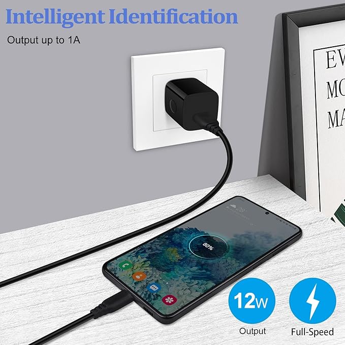 Single Port Charging Block, 4Pack 1A/5V Black Wall Charger Box USB Charging Plug Cube Brick for iPhone 17 16 Pro 15 14 Pro Max 13 12 Plus,Samsung Galaxy S25 S24 S23 A15 A14,Moto,Android Phone Chargers