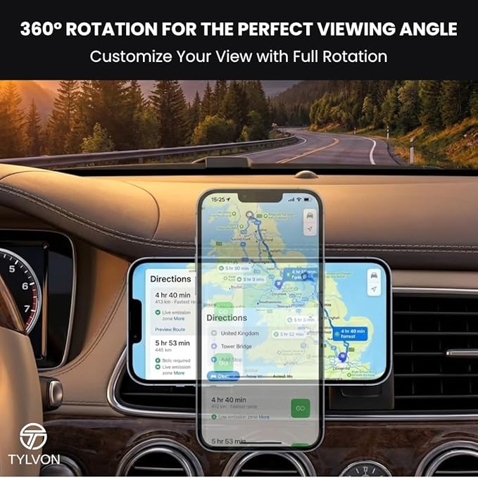 Wireless Car Charger, Air Vent Auto-Clamping Car Mount 15W Fast Charging, Compatible with iPhone 15/14/13/13 Pro/12 Pro Max/12 pro/12/11/10, Samsung Galaxy S24/S23/S22, Google Pixel 8/7/6