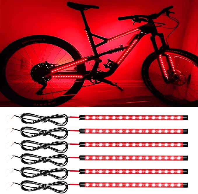 Led Lights for Car,Interior Lights for Trucks 30CM 15 SMD IP67 Waterproof Car Underglow Lights for Home Decoration Car Motorcycles Boat Golf Cart with 3M Tape(6PCS)