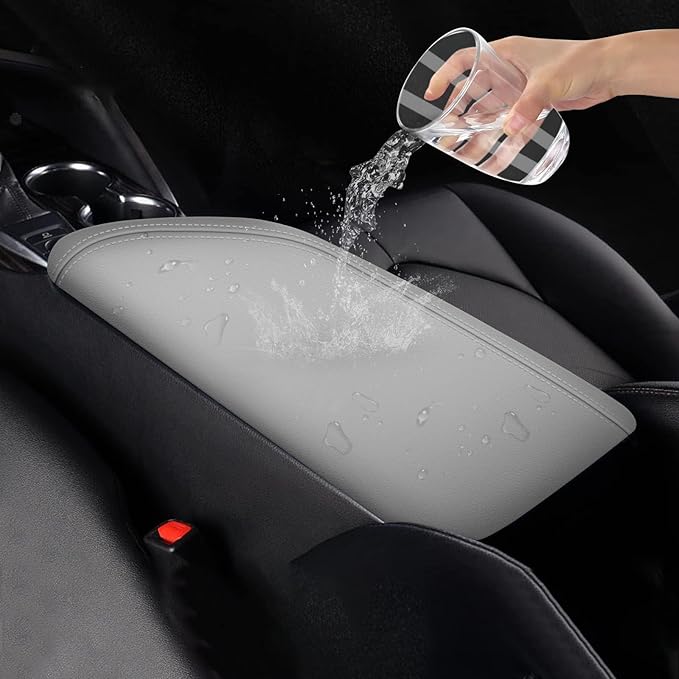 AOMSAZTO Armrest Covers for 2018-2023 Toyota Camry Gray