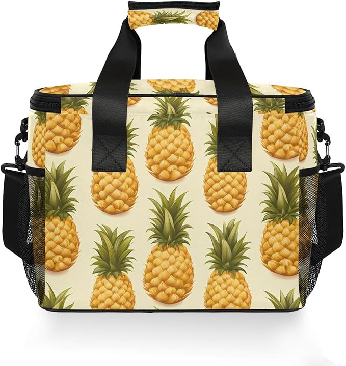 Cooler Bag Insulated Picnic Bag Large Lunch Box Reusable Tote Bag Soft Sided Portable Beach Cooler Grocery Camping