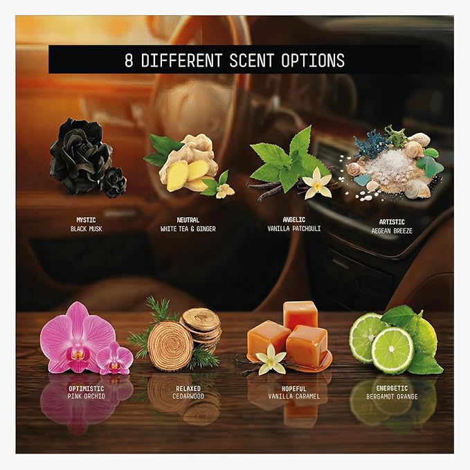 Vavana Spin Car Air Conditioner Freshener Professional Car Freshener BPA & Liquid Free 90 Days Effective Set of 2 (Hopeful)