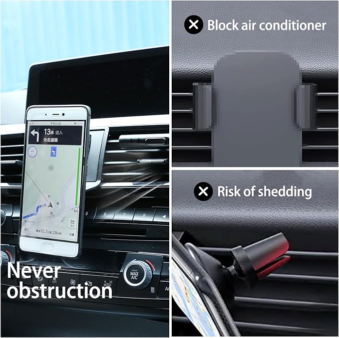 Car Mobile Phone Mount Compatible with BMW 3 4 Series M3 M4 F30 F31 F32 F33 F34 F36 F80 F82 F83 360-Degree Rotary Cell Phone Holder Navigation Bracket Accessories(Magnet)Suggested Purchase Style B