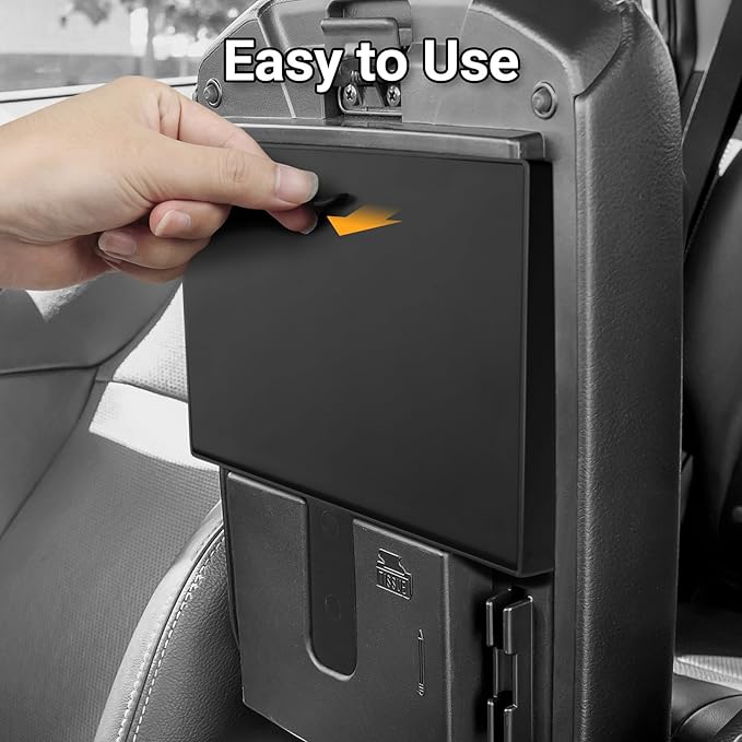 Hellet Hidden Storage Box Compatible with Toyota 2010-2020 2021 2022 2023 2024 4Runner Interior Accessories Center Console Organizer