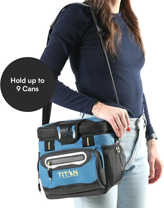 Titan by Arctic Zone Deep Freeze Cooler - Zipperless Hardbody Cooler - Deep Freeze Insulation, HardBody Liner, and SmartShelf