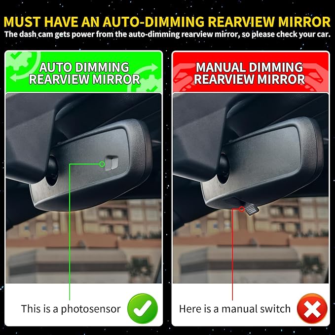 Front 4K Dash Cam Custom fit for Jeep Gladiator JT 2018 2019 2020 2021 2022 2023 2024 Mojave Overland& Wrangler JL 2018-2024 etc,OEM Look,Camera 2160P Video HDR,5.8GWiFi,GPS,Plug&Play,G-Sensor