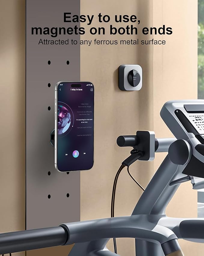 Mag Safe Phone Grip for iPhone 17 Pro Max Apple MagSafe Kickstand, Magnetic Finger Ring Holder,Foldable Magnetic Grip Metal Loop Stand MagSafe Car Mount,iPhone 17e/Air/17Pro/16e/16 Pro Max/15/14/13/12