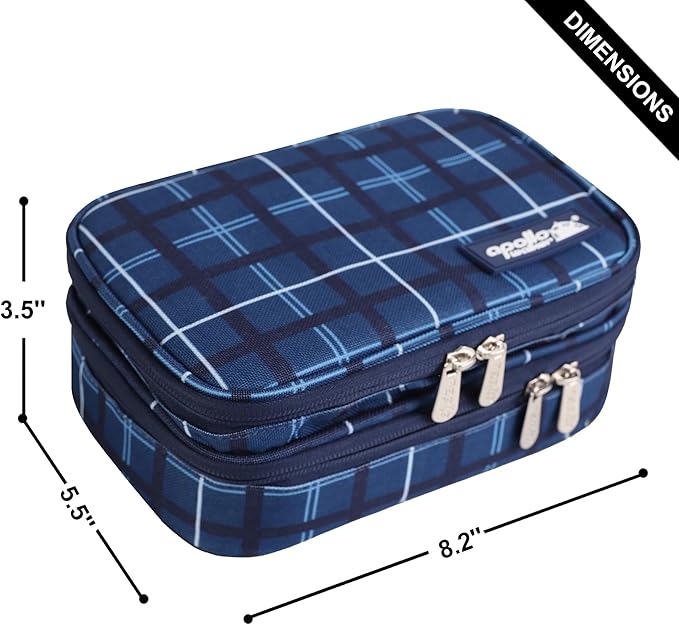Apollo Walker Insulin Cooler Travel Case Diabetic Medication Cooler with Ice Packs and Insulation Liner TSA Approved