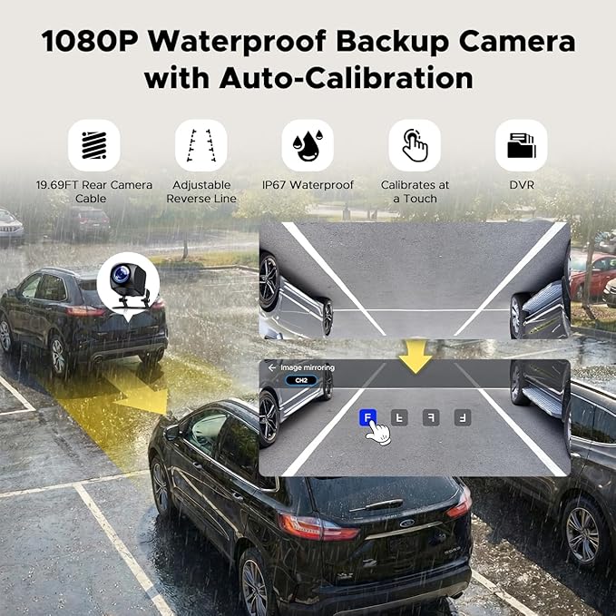 11" AI CarPlay Screen with Full Google-Play Access: Download Apps for Streaming, Gemini & More, 8-Core Processor, Built-in GPS, 1920x720 IPS 60FPS Screen, Android Auto, OTA, 1080P DVR Backup Camera