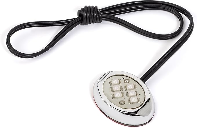 Oznium LED Modules (Round Chrome, Pink LED)