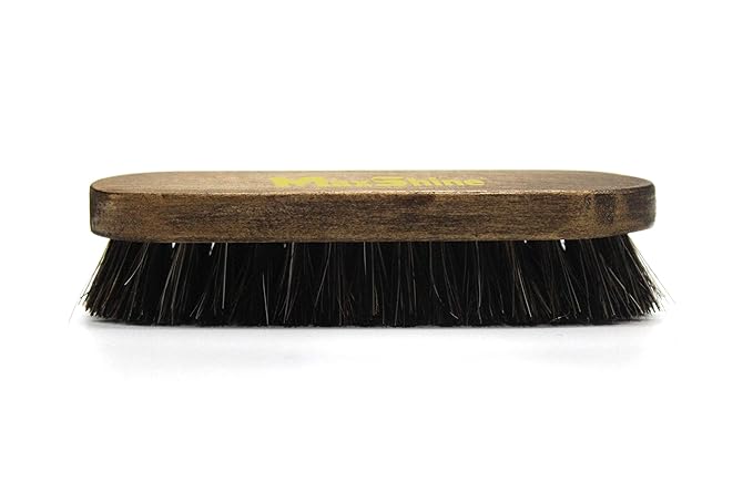 Maxshine Small Universal Horse Hair Brush – 100% Natural Bristles for Leather, Upholstery & Alcantara – Ideal for Car Seats, Carpets, Sofas & More – Premium Detailing Brush