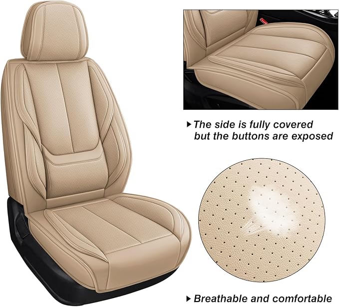 Seat Covers, Car Seat Covers Front Seats, Car Seat Cover, Car Seat Protector Waterproof,Seat Covers Carseat Cover Universal Fit for Most Cars