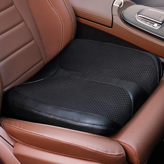 Memory Foam Car Seat Cushion and Car Lumbar Support Pillow
