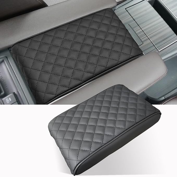 Center Console Cover for Toyota Sienna 2021-2025 2026 - Premium PU Leather Armrest Pad with Extra Padding, Scratch-Resistant & Stylish for Sienna 2026 Interior Accessories