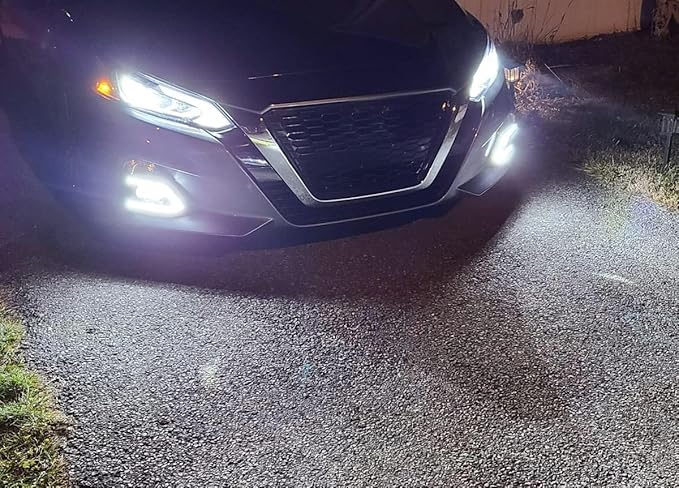 iJDMTOY OEM-Fit Switchback LED Daytime Running Light Kit Compatible With 2019-2022 Nissan Altima, White/Amber LED DRL & Turn Signal