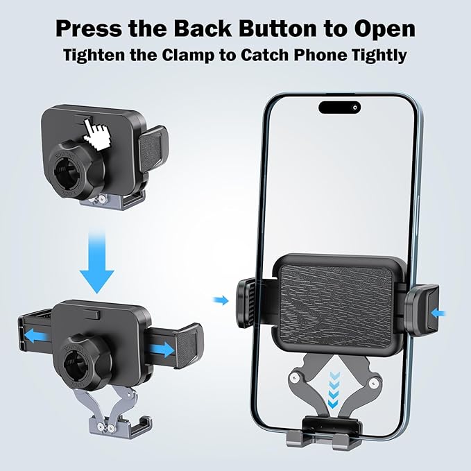 Metal Phone Mount for 2021-2024 Ford F-150 and 2021-2023 Ford Raptor Shakeproof Dash Mount Holder Cool Ford Accessory
