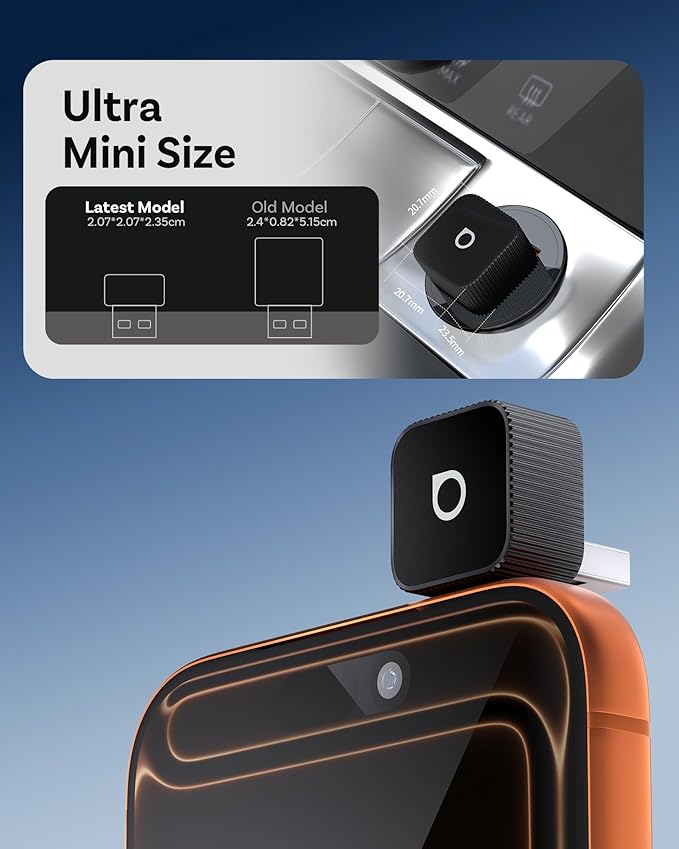 OTTOCAST 2026 Upgrade Mini Cube 3.0, 2-in-1 Wireless CarPlay & Android Auto Adapter, Plug & Play Dongle, Fast Auto-Reconnect, Dual-Band 5Ghz, for Cars with Wired CarPlay & Android Auto (USB Type-A)