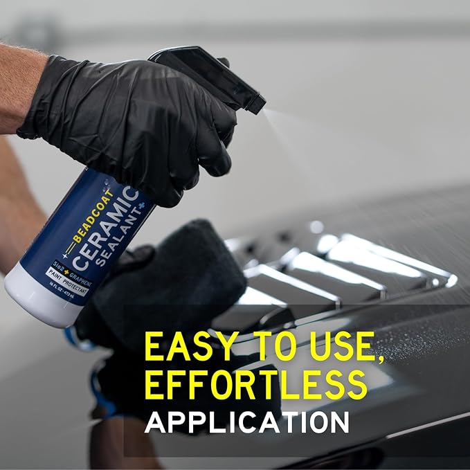 Collinite Beadcoat Ceramic Sealant + Graphene. Slick, High Gloss Shine, Advanced Sio2 Hydrophobics & High Endurance Paint Protection. Fast Spray & Wipe Ceramic Coating Topper for Cars/Trucks(16 fl oz)