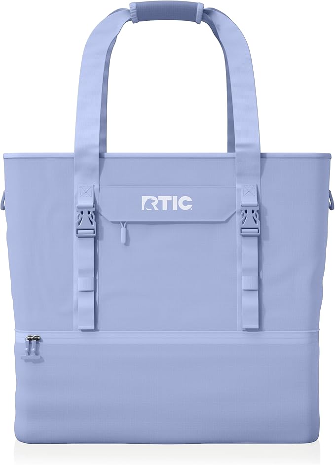 RTIC 2-in-1 Chillout Bag Soft Insulated Cooler Tote, Portable, for Lunch, Beach, Travel, Drink, Beverage, Car, Camping, Picnic, 24-Can Capacity,
