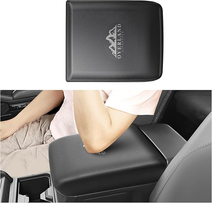 SXCY for 2025 2026 Toyota 4Runner Armrest Cover for 2025 2026 Toyota 4Runner Accessories 6th Gen 4Runner Center Console Cover Silicone Full Cover Middle Console Armrest Protection(w/Privacy Storage)