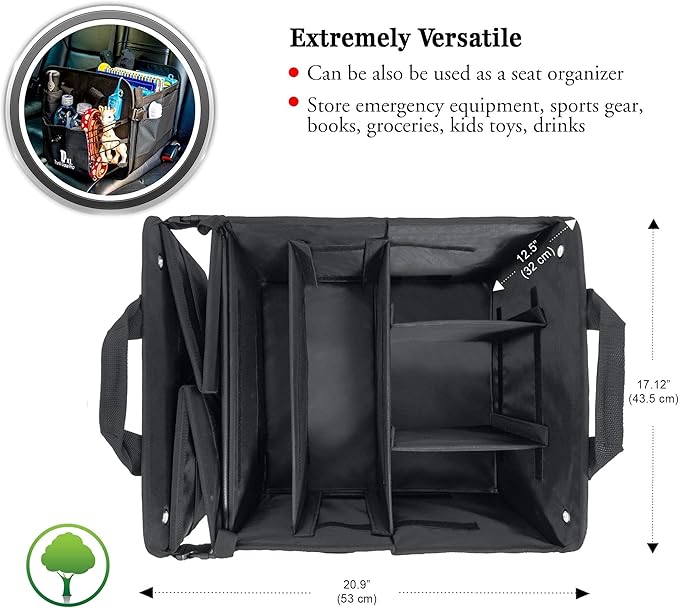 TRUNKCRATEPRO Save 15 per cent off bundle one regular and one Extra Large trunk organizer together