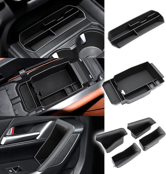 LFOTPP for Mazda CX-50 Center Console Organizer - 2023 2024 2025 2026 Mazda CX-50 Middle Armrest Storage Tray Insert, OEM Fit, Non-Slip Waterproof 6PCS Mazda CX-50 Hybrid Interior Accessories