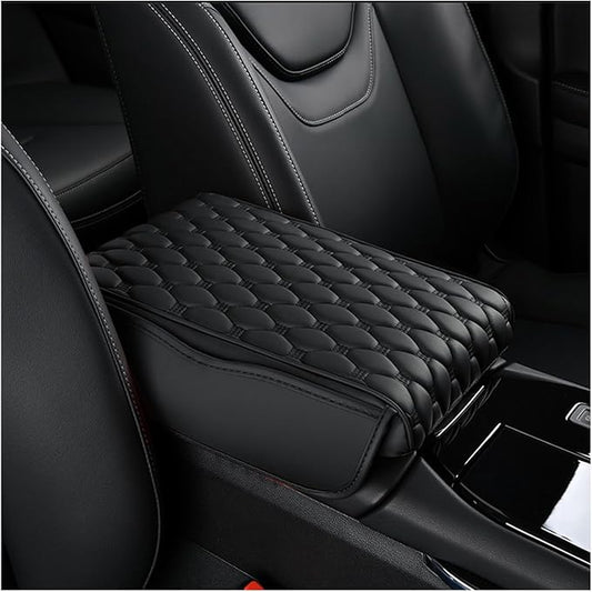 Car Center Console Cover for Genesis G80 G90 GV80 GV70 GV60 Electrified GV70, Center Console Heighten Cover, Thick Arm Rest Pad, Car Armrest Cushion with Side Storage Pocket