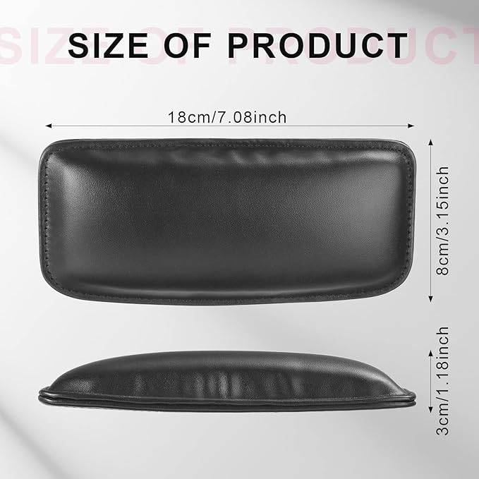 Tallew 6 Pack Car Center Console Knee Cushion Automotive Pad Soft Leather Armrest for Knee Leg Elbow Arm Pillow Interior Accessories for Car Truck